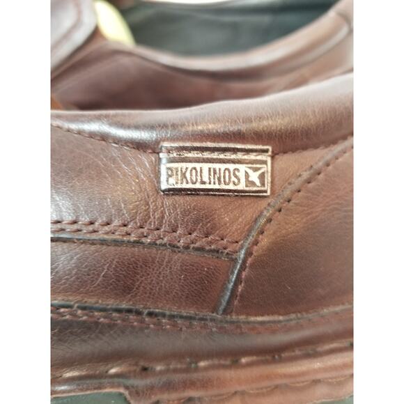 Pikolinos Bermeo Men\'s Brown Leather Slip On Casual Shoes Loafers Size 11.5 main image 6